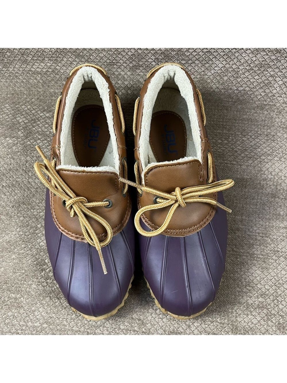 JBU Sport Women’s Purple Gwen Slip On Duck Shoes size size 6 EUC - Picture 2 of 12